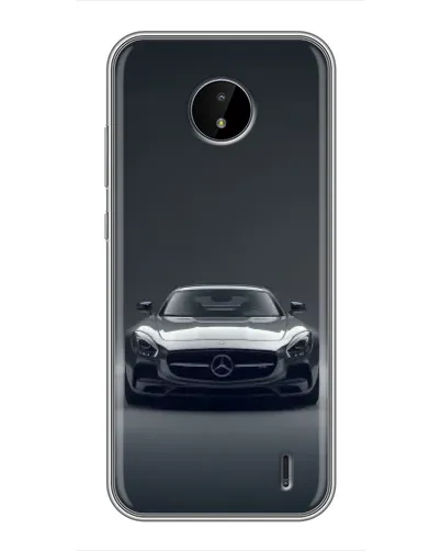 Чохол для Nokia C20 Plus з картинкою «Mercedes на чорному» Чохол для Nokia C20 Plus з картинкою «Mercedes на чорному»