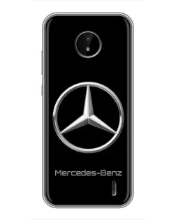 Чохол для Nokia C20 Plus з картинкою «Mercedes Silver Logo»