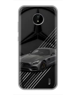 Чохол для Nokia C20 Plus з картинкою «Mercedes AMG — графіка»
