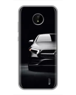 Чохол для Nokia C20 Plus з картинкою «Світло фар Mercedes»