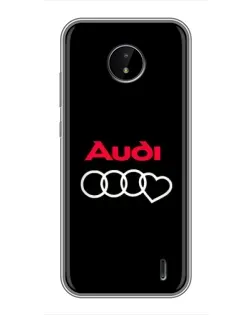 Чохол для Nokia C20 Plus з картинкою «Логотип Audi Heart» Чохол для Nokia C20 Plus з картинкою «Логотип Audi Heart»