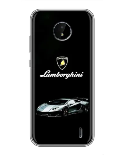 Чохол для Nokia C20 Plus з картинкою «Логотип Lamborghini класика»