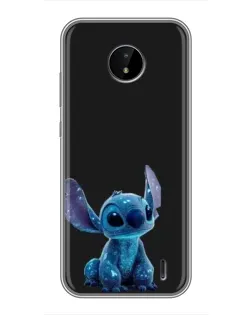 Чохол для Nokia C20 Plus з картинкою «Стіч на чорному»