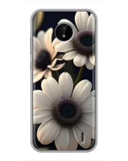 Чохол для Nokia C20 Plus з картинкою «Білі маргаритки макро» Чохол для Nokia C20 Plus з картинкою «Білі маргаритки макро»