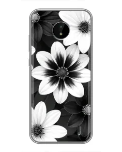 Чохол для Nokia C20 Plus з картинкою «Монохромні айстри» Чохол для Nokia C20 Plus з картинкою «Монохромні айстри»