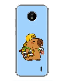 Чохол для Nokia C20 Plus з картинкою «Капібара на скейті» Чохол для Nokia C20 Plus з картинкою «Капібара на скейті»