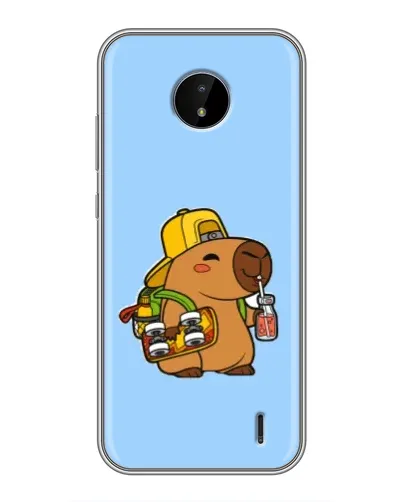 Чохол для Nokia C20 Plus з картинкою «Капібара на скейті» Чохол для Nokia C20 Plus з картинкою «Капібара на скейті»