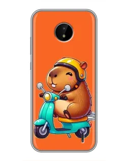 Чохол для Nokia C20 Plus з картинкою «Капібара на скутері» Чохол для Nokia C20 Plus з картинкою «Капібара на скутері»