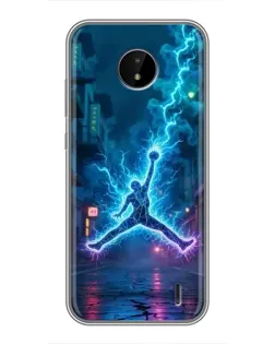 Чехол для Nokia C20 с картинкой «Jordan Gold Jumpman» Чехол для Nokia C20 с картинкой «Jordan Gold Jumpman»