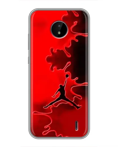Чехол для Nokia C20 с картинкой «Jordan Red Smoke» Чехол для Nokia C20 с картинкой «Jordan Red Smoke»