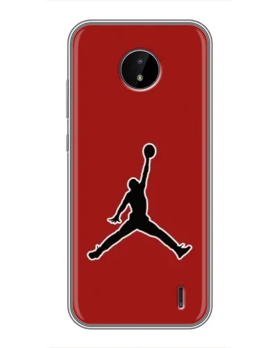 Чехол для Nokia C20 с картинкой «Jordan Red Back» Чехол для Nokia C20 с картинкой «Jordan Red Back»