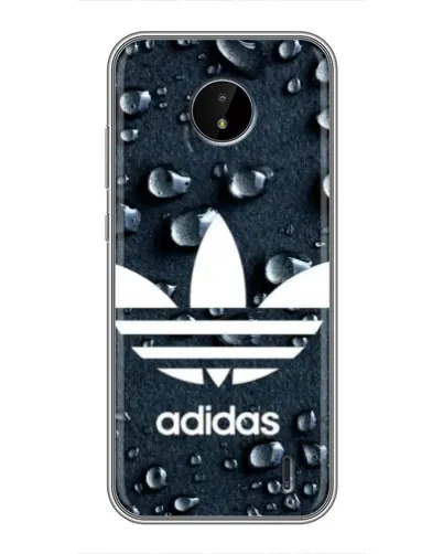 Чехол для Nokia C20 с картинкой «Adidas Trefoil Blue» Чехол для Nokia C20 с картинкой «Adidas Trefoil Blue»