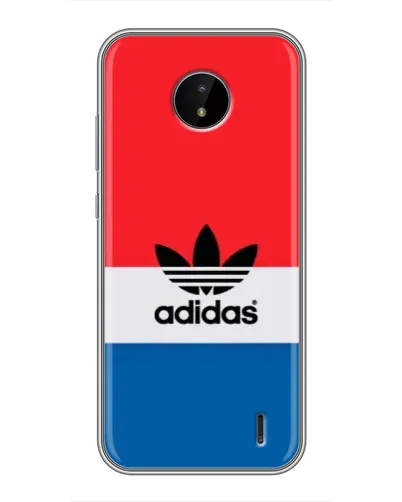 Чехол для Nokia C20 с картинкой «Ретро блоки Adidas» Чехол для Nokia C20 с картинкой «Ретро блоки Adidas»
