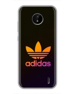 Чехол для Nokia C20 с картинкой «Градиент Adidas»