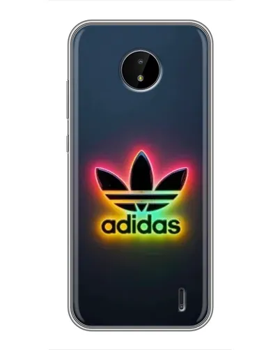 Чехол для Nokia C20 с картинкой «Неоновый Adidas» Чехол для Nokia C20 с картинкой «Неоновый Adidas»