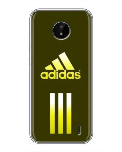 Чехол для Nokia C20 с картинкой «Оливковый градиент Adidas» Чехол для Nokia C20 с картинкой «Оливковый градиент Adidas»
