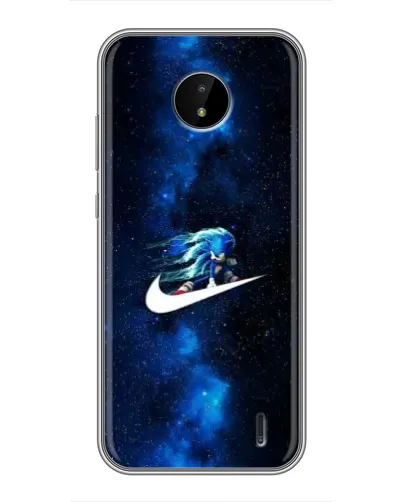 Чехол для Nokia C20 с картинкой «Звездный путь Nike»
