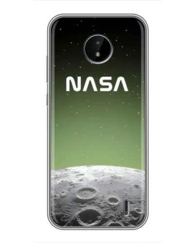 Чехол для Nokia C20 с картинкой «NASA — лунный градиент»