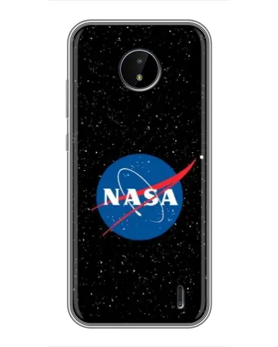 Чехол для Nokia C20 с картинкой «NASA — звездное небо»