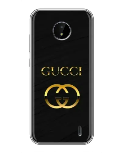 Чехол для Nokia C20 с картинкой «Золотой логотип Gucci» Чехол для Nokia C20 с картинкой «Золотой логотип Gucci»