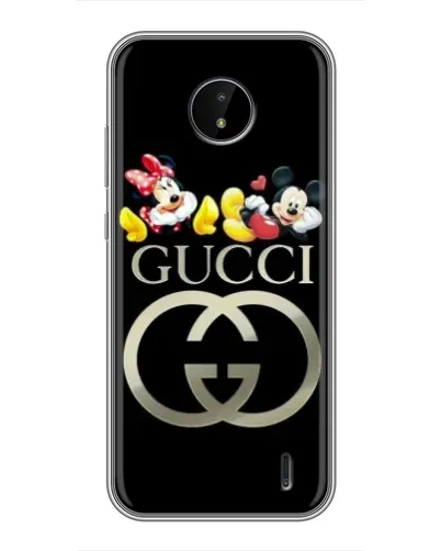 Чехол для Nokia C20 с картинкой «Gucci — герои Disney» Чехол для Nokia C20 с картинкой «Gucci — герои Disney»