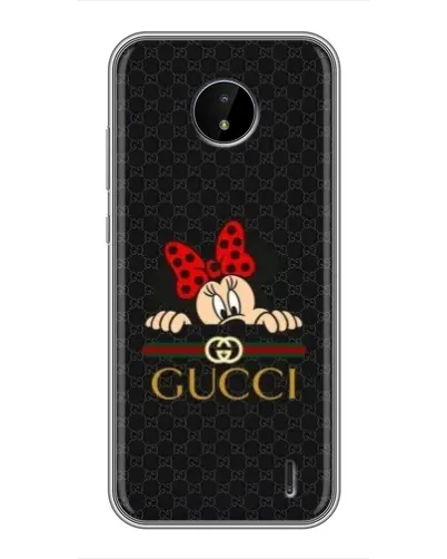 Чехол для Nokia C20 с картинкой «Минни Маус Gucci — черный» Чехол для Nokia C20 с картинкой «Минни Маус Gucci — черный»