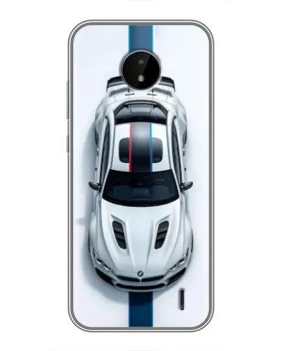 Чехол для Nokia C20 с картинкой «Вид сверху — BMW M» Чехол для Nokia C20 с картинкой «Вид сверху — BMW M»