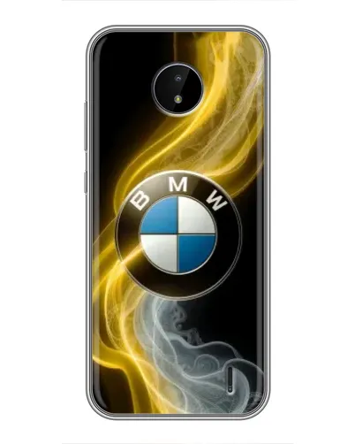 Чехол для Nokia C20 с картинкой «Золотистый дым BMW» Чехол для Nokia C20 с картинкой «Золотистый дым BMW»