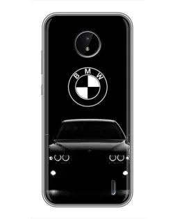 Чехол для Nokia C20 с картинкой «BMW — взгляд из темноты»