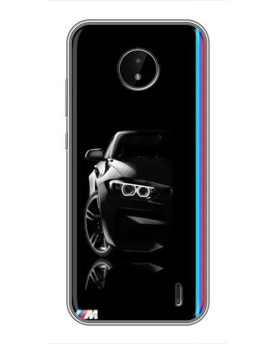 Чехол для Nokia C20 с картинкой «Силуэт BMW в темноте» Чехол для Nokia C20 с картинкой «Силуэт BMW в темноте»