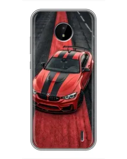 Чехол для Nokia C20 с картинкой «BMW на красной дорожке»