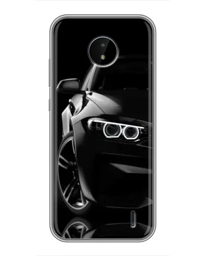 Чохол для Nokia C20 з картинкою «Чорна BMW — профіль» Чохол для Nokia C20 з картинкою «Чорна BMW — профіль»