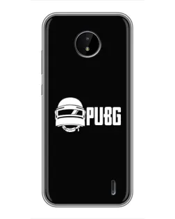 Чехол для Nokia C20 с картинкой «PUBG — классический лого»