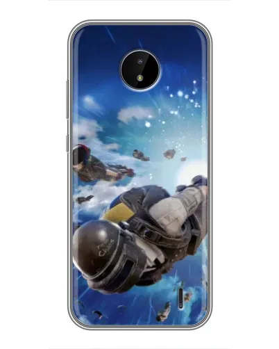Чехол для Nokia C20 с картинкой «Десант PUBG — прыжок» Чехол для Nokia C20 с картинкой «Десант PUBG — прыжок»
