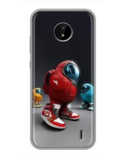 Чехол для Nokia C20 с картинкой «Among Us — 3D стиль» Чехол для Nokia C20 с картинкой «Among Us — 3D стиль»