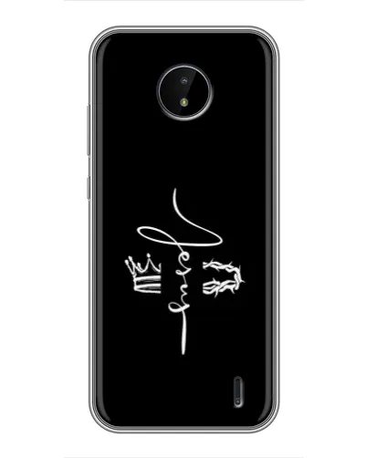 Чохол для Nokia C20 з картинкою «Король Слави Jesus»