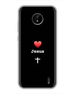 Чохол для Nokia C20 з картинкою «Серце - Jesus» Чохол для Nokia C20 з картинкою «Серце - Jesus»