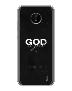 Чохол для Nokia C20 з картинкою «GOD — Бог над усім»
