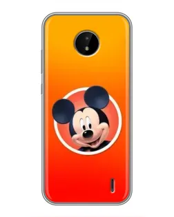 Чехол для Nokia C20 с картинкой «Mickey в круге»
