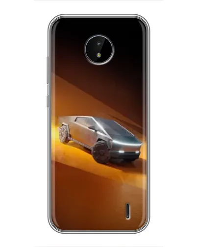Чохол для Nokia C20 з картинкою «Cybertruck у пустелі»