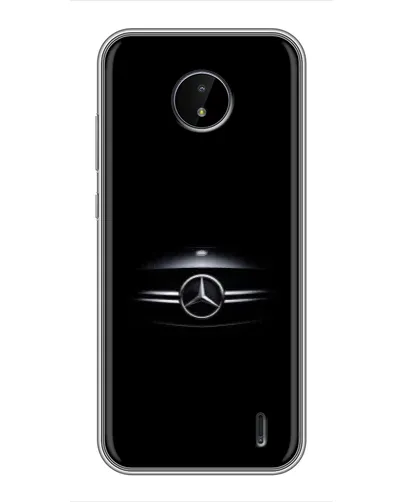 Чехол для Nokia C20 с картинкой «Mercedes — абстрактные линии» Чехол для Nokia C20 с картинкой «Mercedes — абстрактные линии»