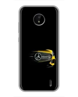 Чехол для Nokia C20 с картинкой «Mercedes — ретро стиль»