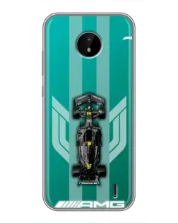 Чехол для Nokia C20 с картинкой «Mercedes AMG Petronas»