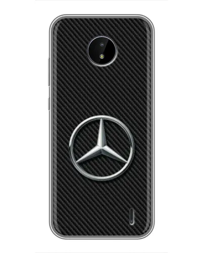 Чохол для Nokia C20 з картинкою «Карбоновий Mercedes стиль» Чохол для Nokia C20 з картинкою «Карбоновий Mercedes стиль»