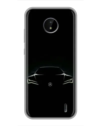 Чохол для Nokia C20 з картинкою «Mercedes — силует авто» Чохол для Nokia C20 з картинкою «Mercedes — силует авто»
