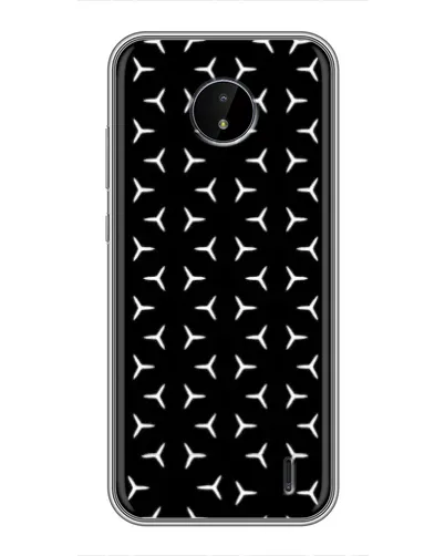 Чехол для Nokia C20 с картинкой «Mercedes паттерн звезд» Чехол для Nokia C20 с картинкой «Mercedes паттерн звезд»