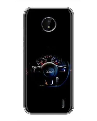 Чохол для Nokia C20 з картинкою «Салон Audi — кермо» Чохол для Nokia C20 з картинкою «Салон Audi — кермо»