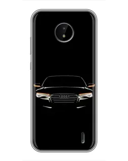 Чохол для Nokia C20 з картинкою «Audi — нічний контур»