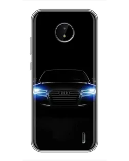 Чохол для Nokia C20 з картинкою «Audi в неоні»