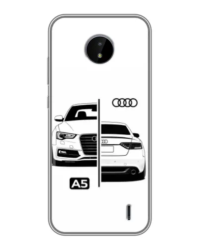 Чохол для Nokia C20 з картинкою «Audi — контрастний дизайн» Чохол для Nokia C20 з картинкою «Audi — контрастний дизайн»